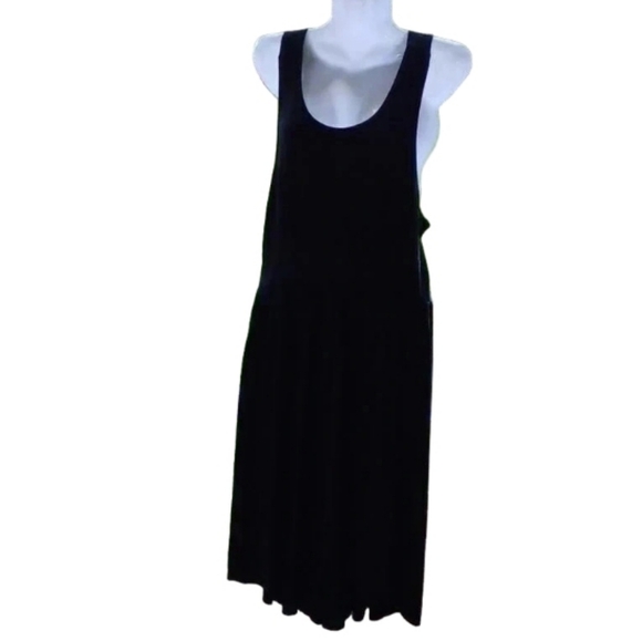 💙🌹Black cotton dress with buttons - Picture 1 of 16